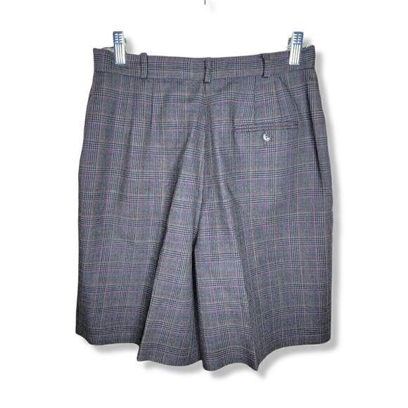 Liz Claiborne Petite Collection Wool Bermuda Shorts Grey Size 10 Petite - Picture 2 of 14